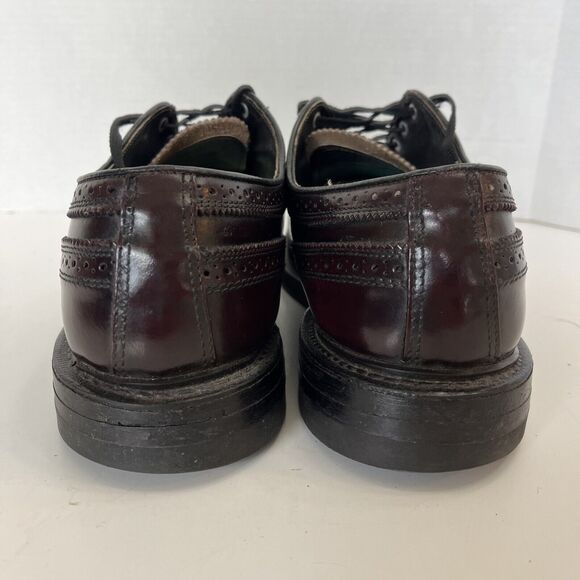 VTG O’Sullivans Coburne Square Dress Shoes Size Mens US 9.5 Wingtip Oxford USA - Picture 3 of 10
